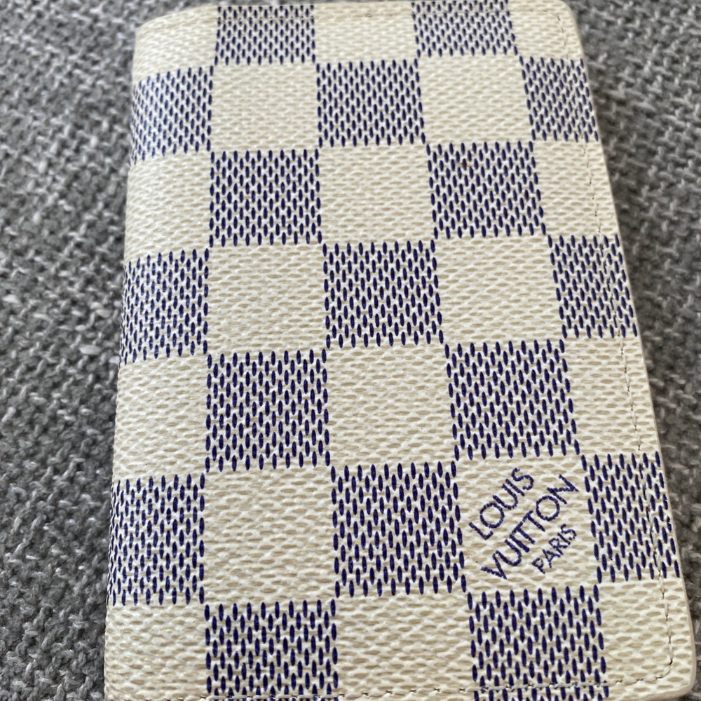 LV Damier Azure Bifold Card Wallet